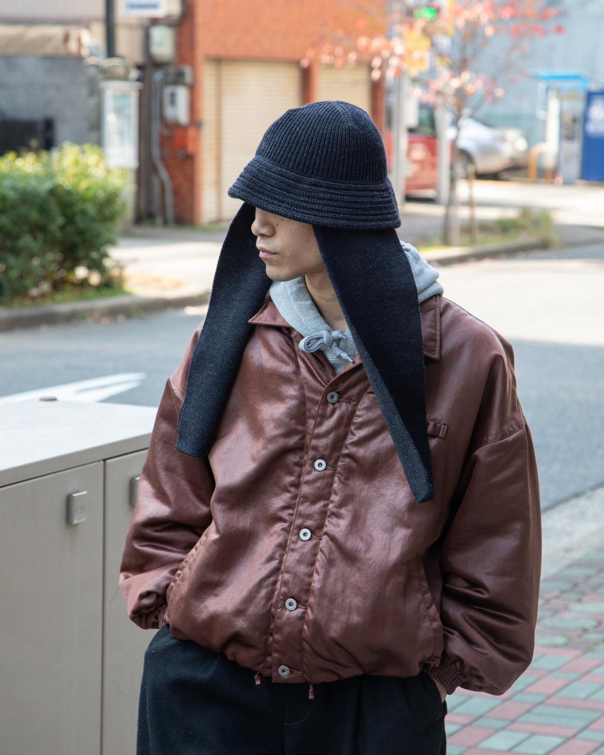 COMESANDGOES カムズアンドゴーズ WOOL KNIT BALLON HAT(マフラー付き) 帽子 通販 愛知県 名古屋 丸の内 セレクトショップ THIRD PLACE サードプレイス