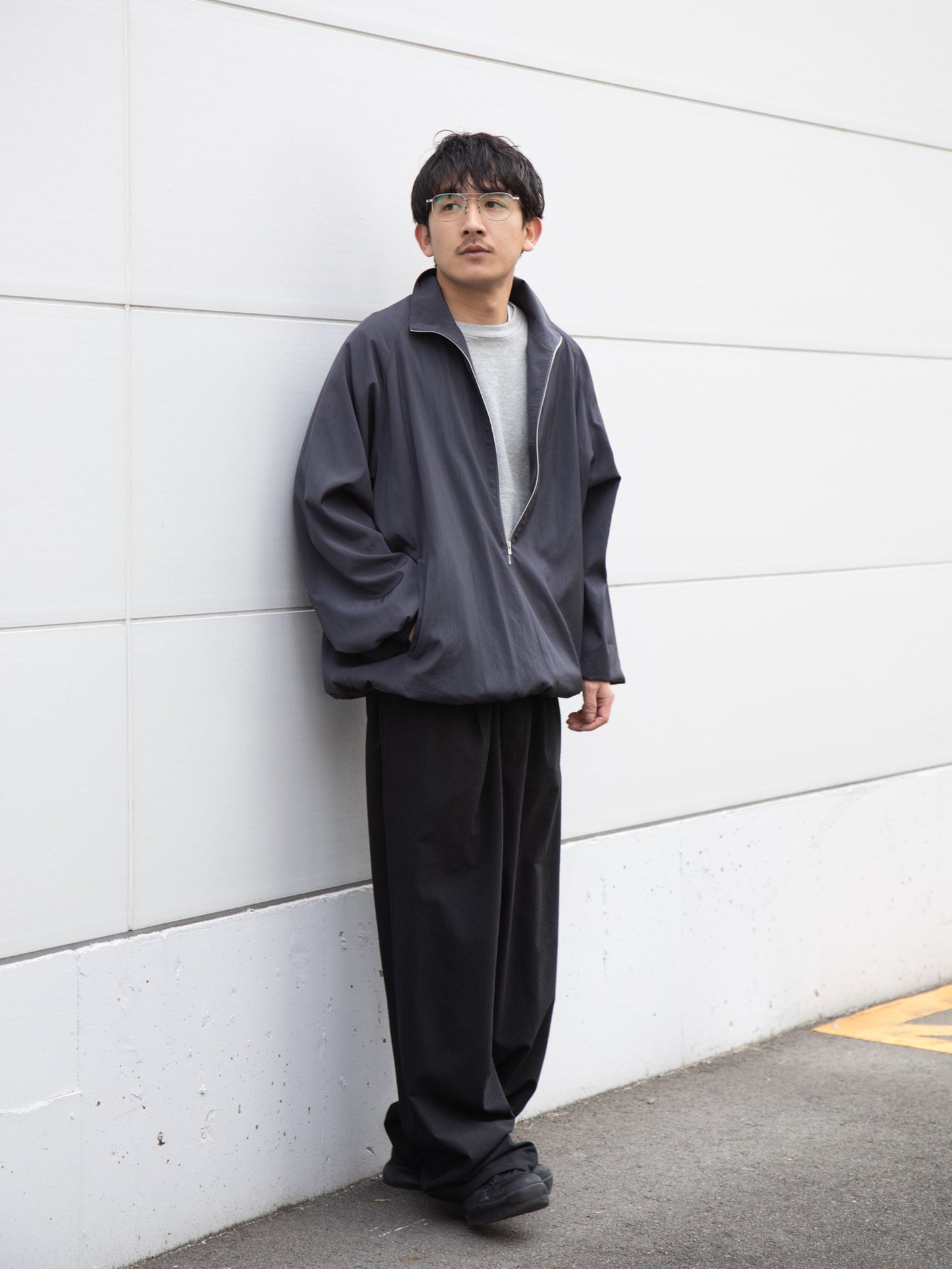 YOKE ヨーク Silk Nylon 3/4 Zip Pullover YK26SS01175B シルク ナイロン 26SS 日本取り扱い 名古屋 丸の内 セレクトショップ THIRD PLACE サードプレイス