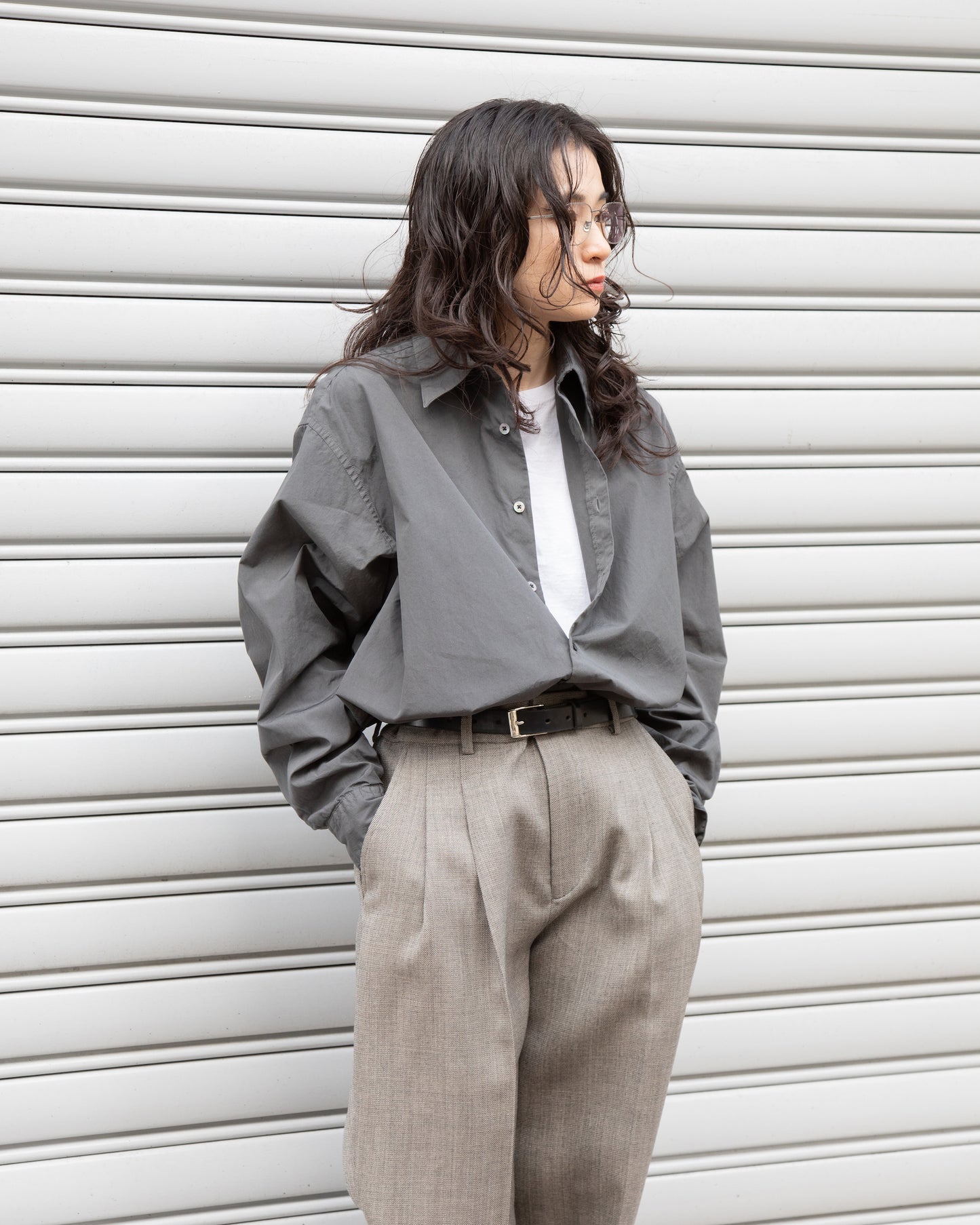 YOKE ヨーク Suvin Gold Cotton Poplin Loose Fit Shirt シャツ 日本取り扱い 名古屋 丸の内 セレクトショップ THIRD PLACE サードプレイス