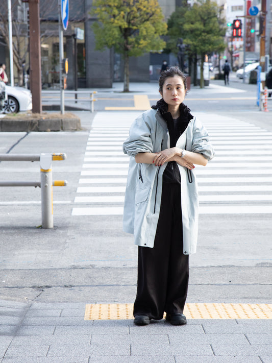 and wander アンドワンダー 574-6111004 3rain proof coat コート 撥水 ミドル丈 名古屋 愛知 セレクトショップ THIRD PLACE サードプレイス