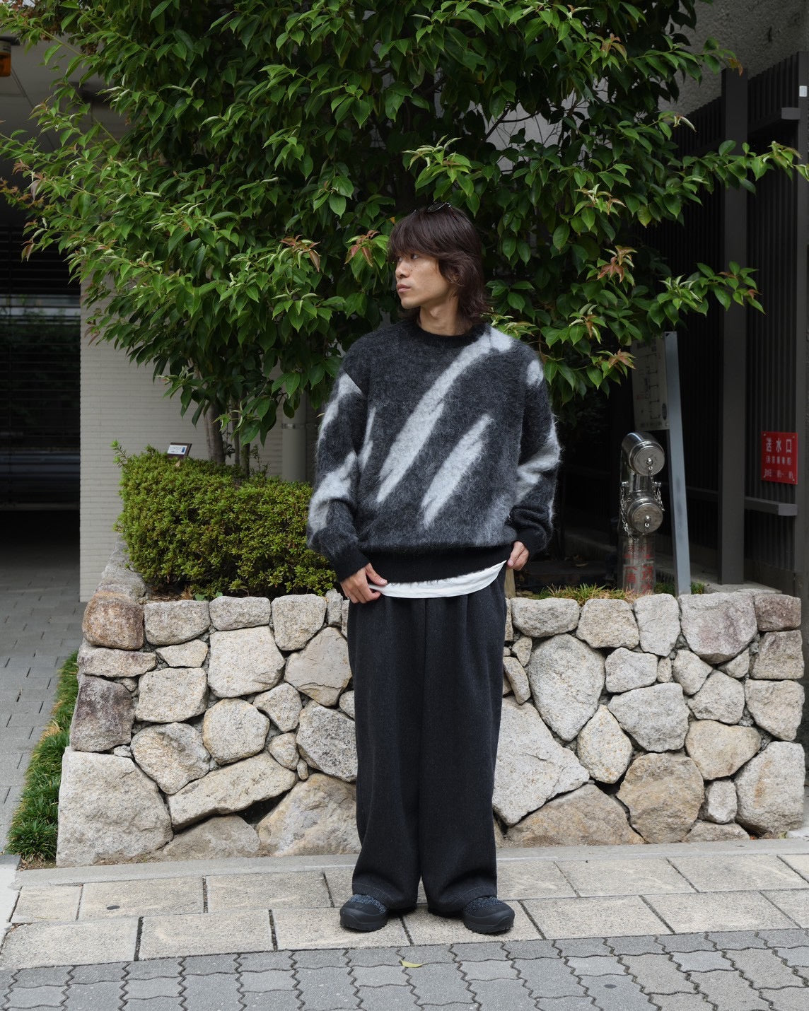 YOKE ヨーク Kid Mohaire Jaqurad Sweater ニット 愛知県 名古屋 丸の内 セレクトショップ THIRD PLACE サードプレイス