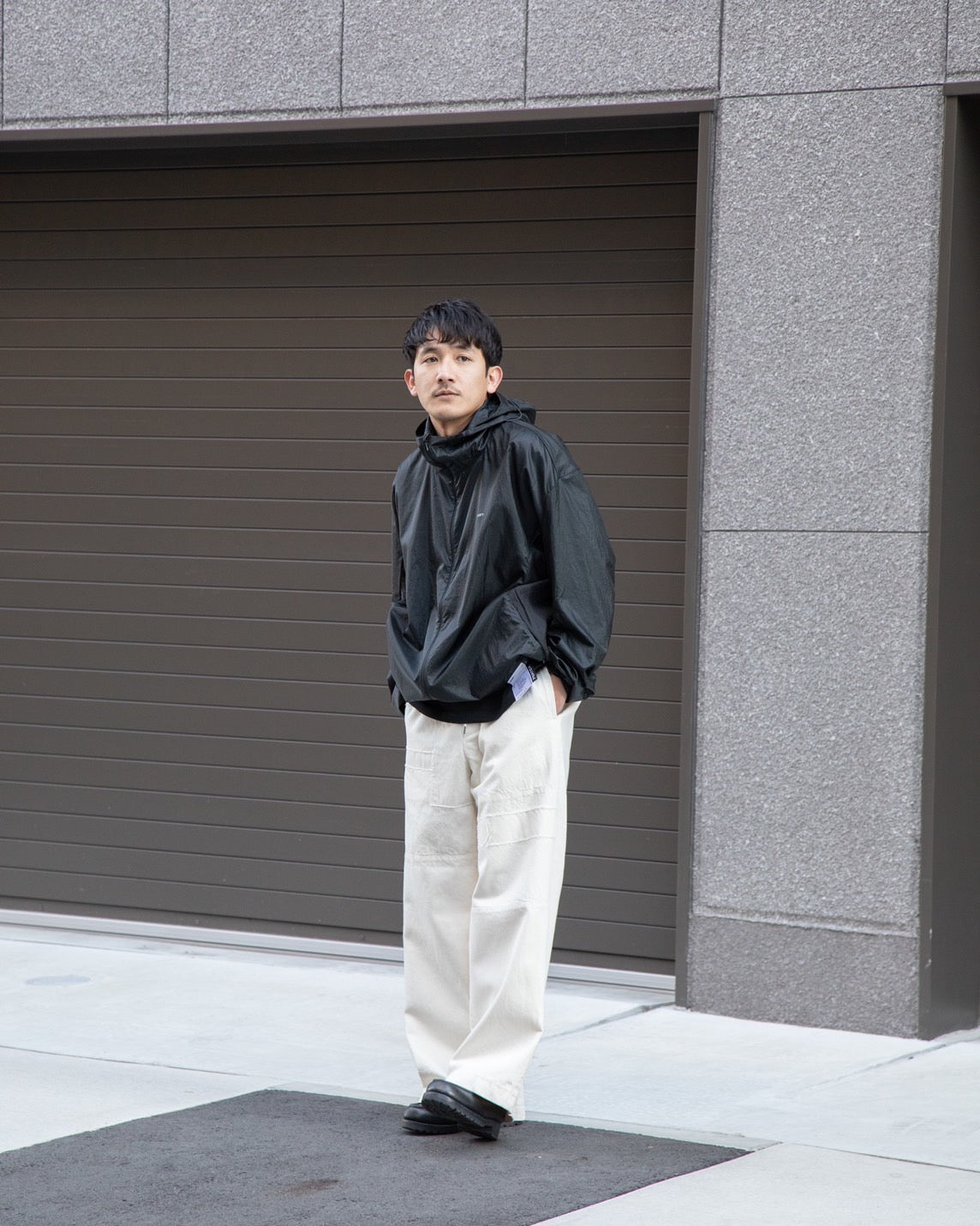 THIRD PLACE interpreted by Spomenik "Easy pants for THIRD PLACE(DENIM)"