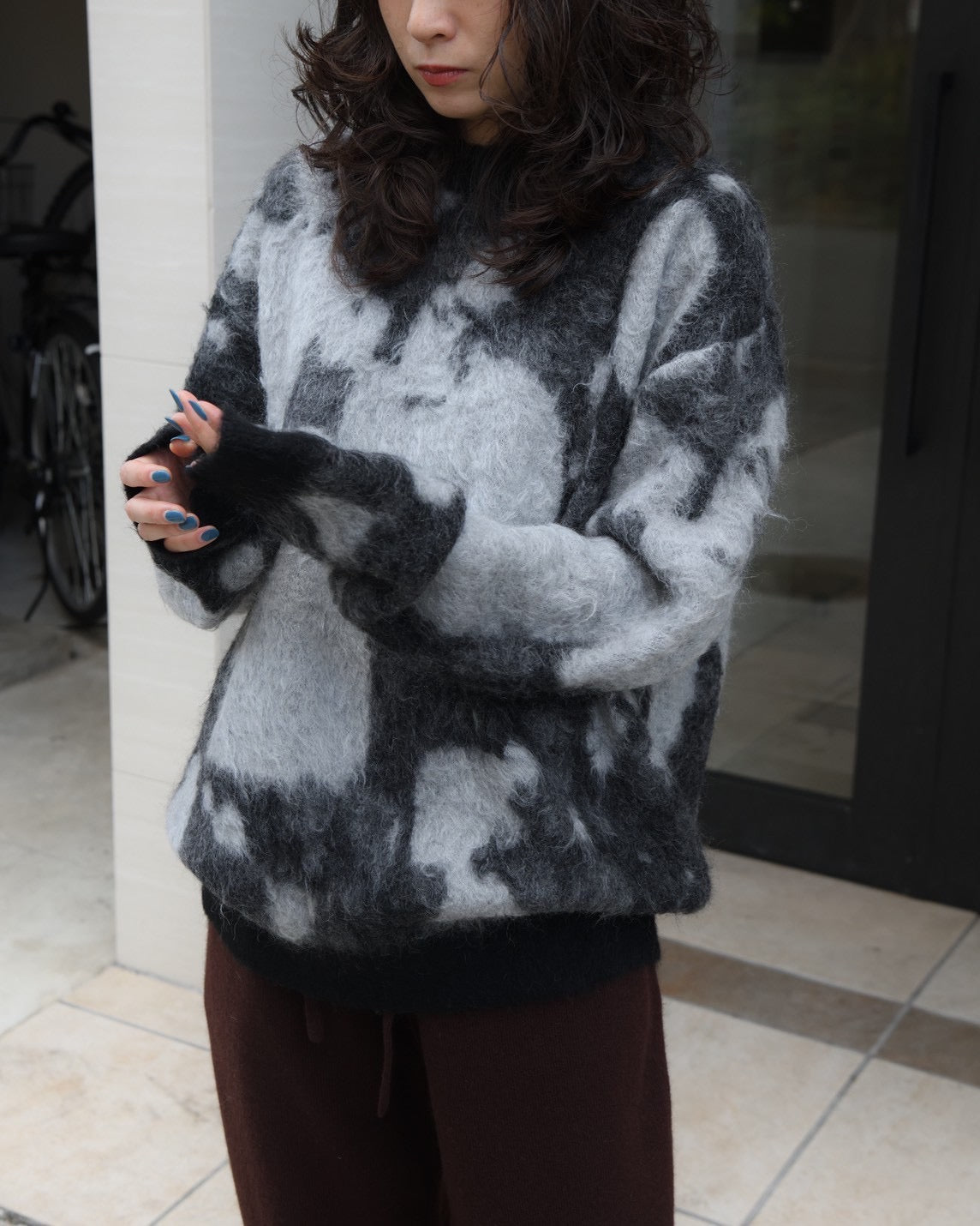 YOKE ヨーク Kid Mohaire Jaqurad Sweater ニット 愛知県 名古屋 丸の内 セレクトショップ THIRD PLACE サードプレイス
