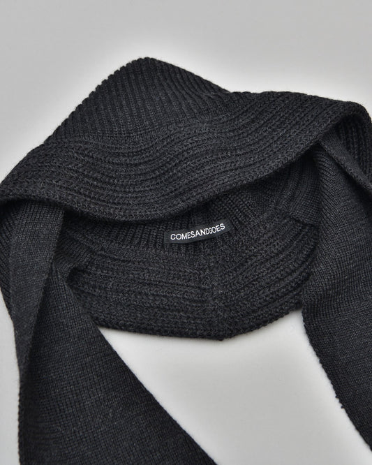 COMESANDGOES カムズアンドゴーズ WOOL KNIT BALLON HAT(マフラー付き) 帽子 通販 愛知県 名古屋 丸の内 セレクトショップ THIRD PLACE サードプレイス