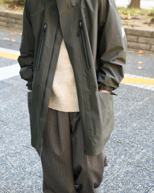 and wander アンドワンダー 取り扱い rain proof coat シェル シャルコート 愛知県 名古屋 丸の内 セレクトショップ THIRD PLACE サードプレイス