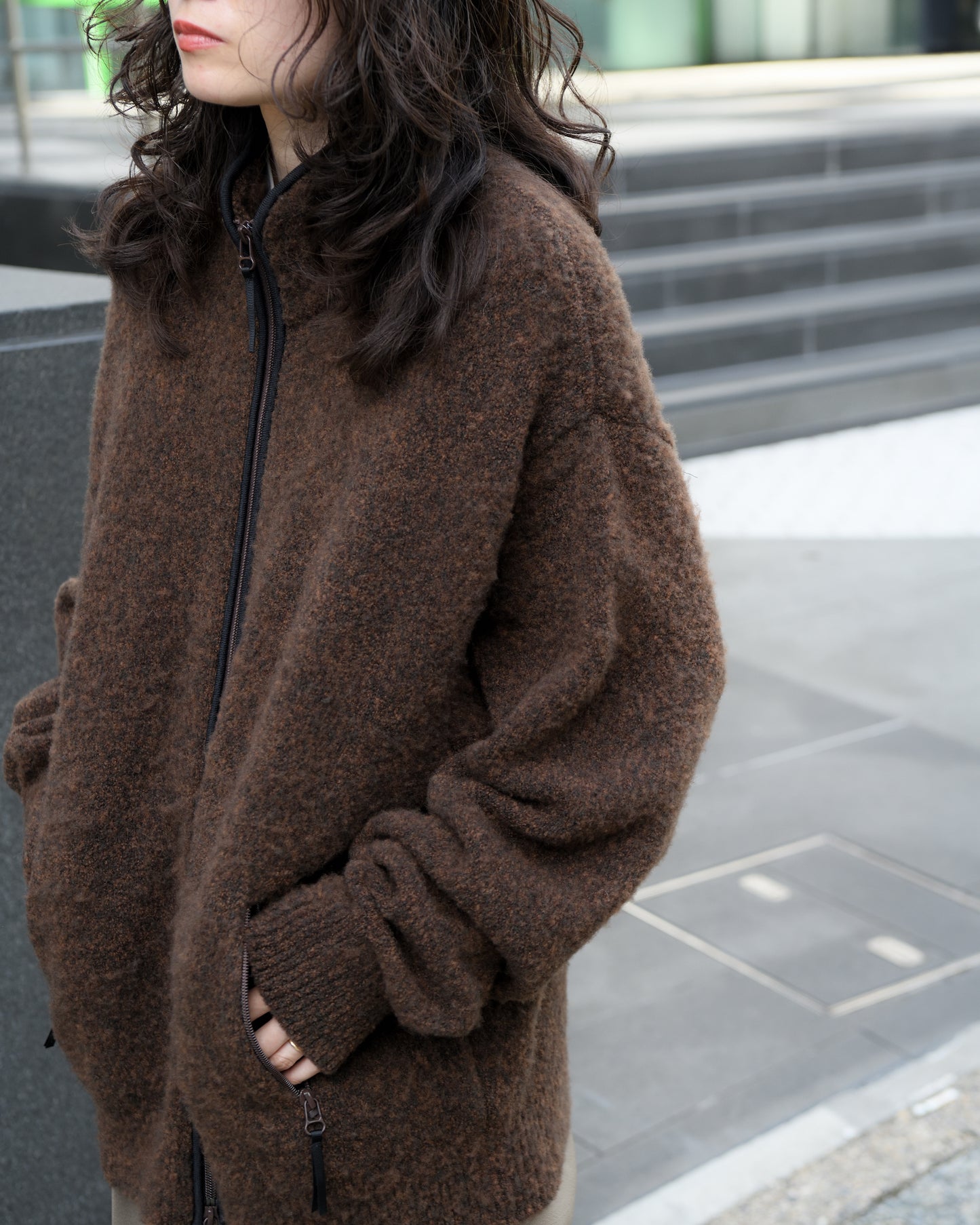 YOKE ヨーク Boucle Knit Zip Jacket ジャケット 愛知県 名古屋 丸の内 セレクトショップ THIRD PLACE サードプレイス