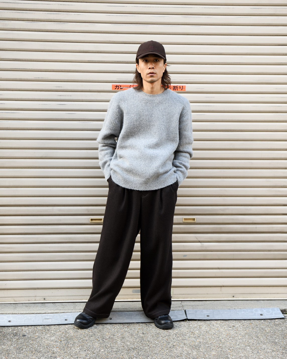 and wander アンドワンダー REWOOL tweed wide pants スラックス 愛知県 名古屋 丸の内 セレクトショップ THIRD PLACE サードプレイス