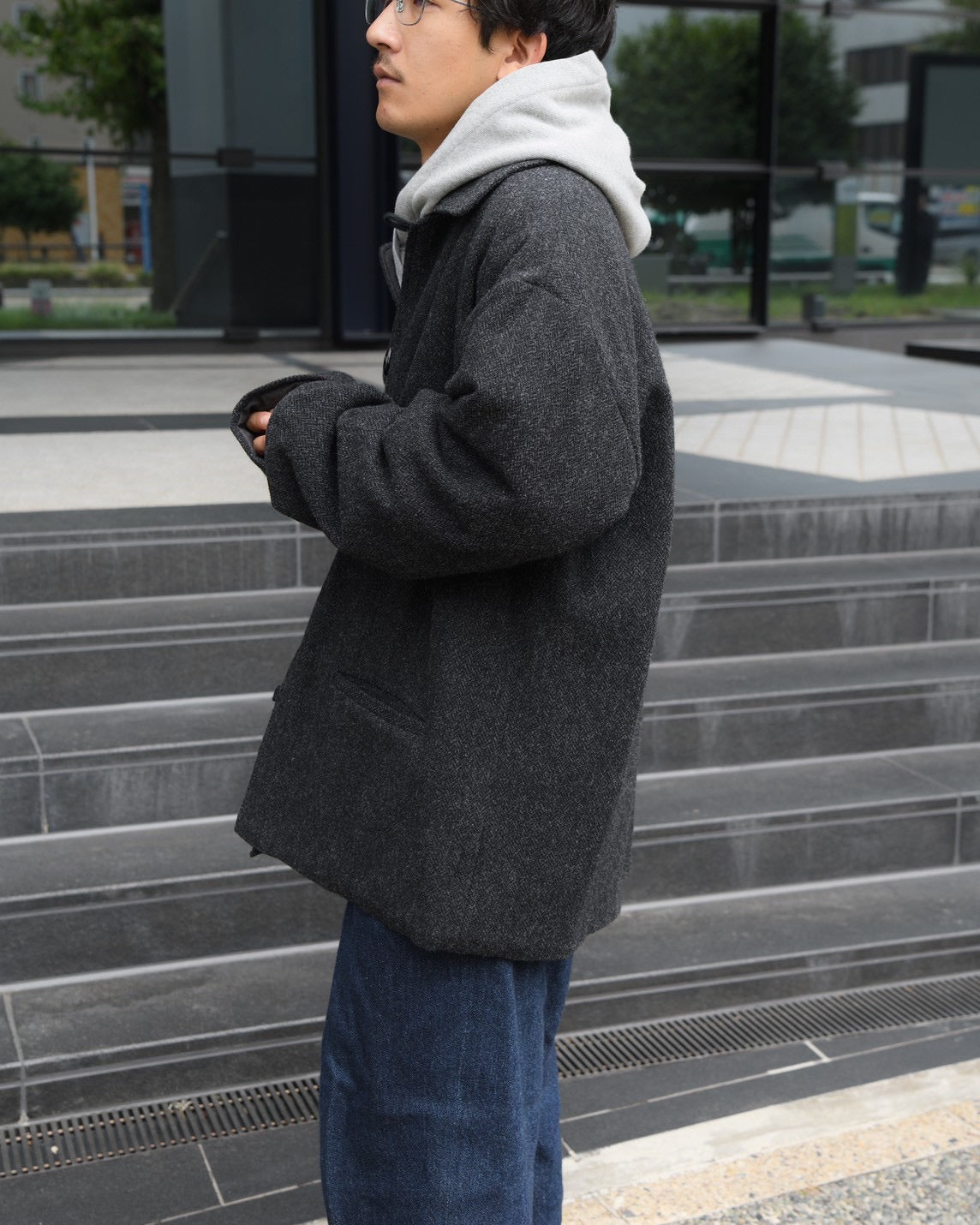 HERILL ヘリル Herringbone Duffer Jacket アウター 愛知 名古屋 セレクトショップ THIRD PLACE サードプレイス