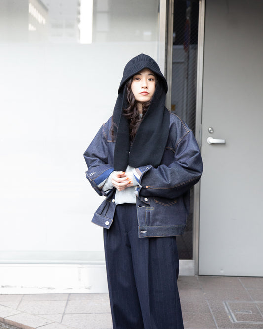 COMESANDGOES カムズアンドゴーズ WOOL KNIT BALLON HAT(マフラー付き) 帽子 通販 愛知県 名古屋 丸の内 セレクトショップ THIRD PLACE サードプレイス