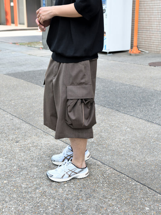 refomed リフォメッド KINCHAKU WOOL TRUNKS REPT-064 ウール ショーツ ブラウン 夏 春 秋 ANOTHER ASPECT アナザーアスペクト POLO SHIRT 3.0 ポロシャツ 新作 ブラック オーガニックコットン デンマーク コペンハーゲン 26ss 日本取り扱い 名古屋 丸の内 セレクトショップ THIRD PLACE サードプレイス