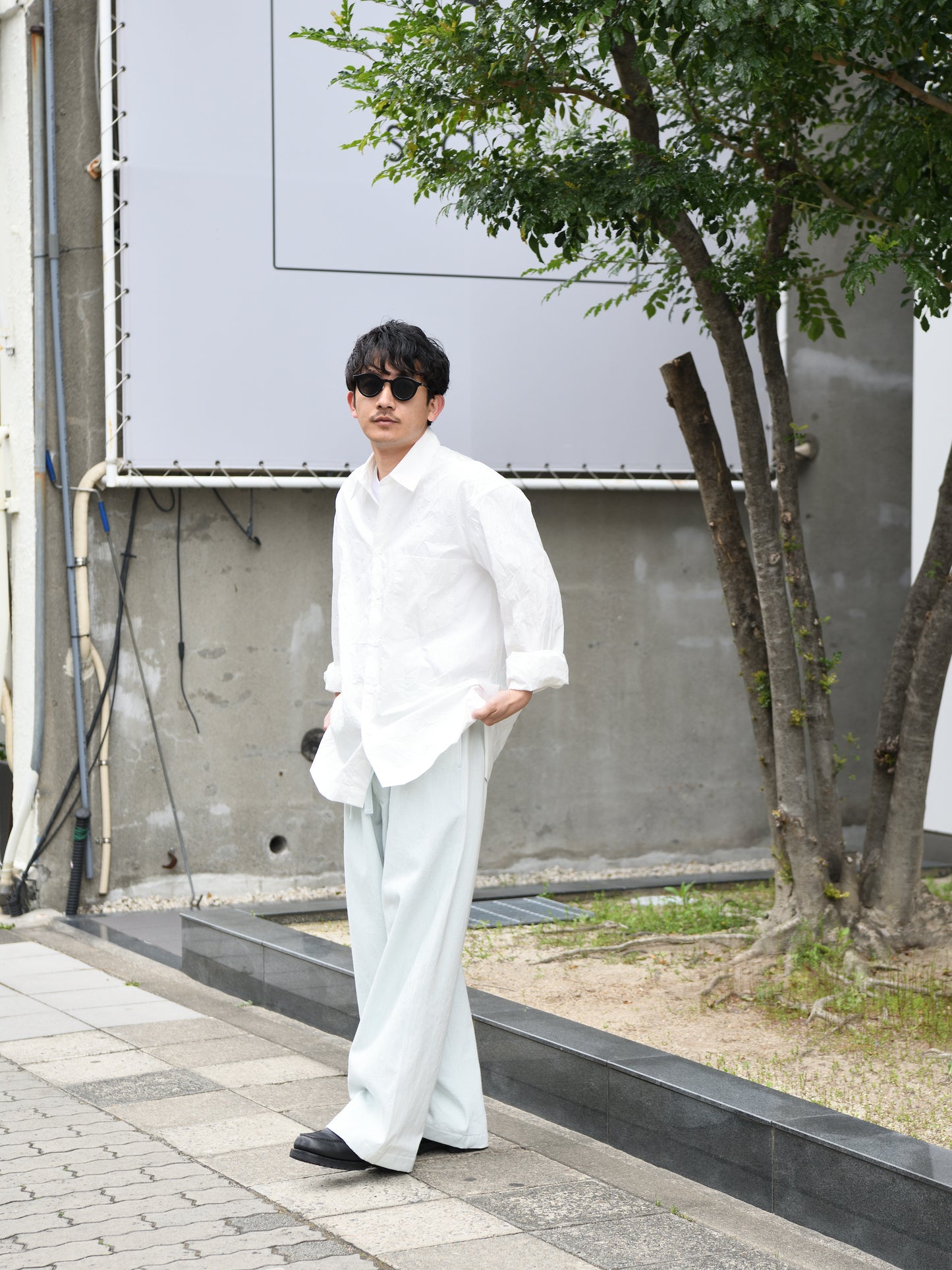 COLBO コルボ Crinkled Shirt LS056 イタリア ニューヨーク 日本 名古屋 セレクトショップ THIRD PLACE サードプレイス 名古屋 愛知県 東海 セレクトショップ THIRD PLACE サードプレイス