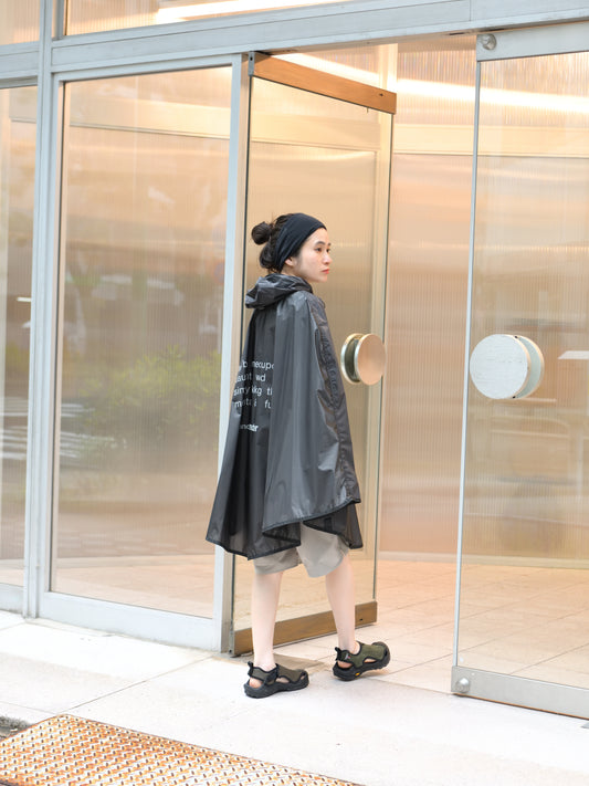 and wander アンドワンダー sil poncho 574-5977217 ポンチョ CORDURA コーデュラ アウトドア 快適 lightberge ライトベージュ 日本 名古屋 セレクトショップ THIRD PLACE サードプレイス 名古屋 愛知県 東海 セレクトショップ THIRD PLACE サードプレイス