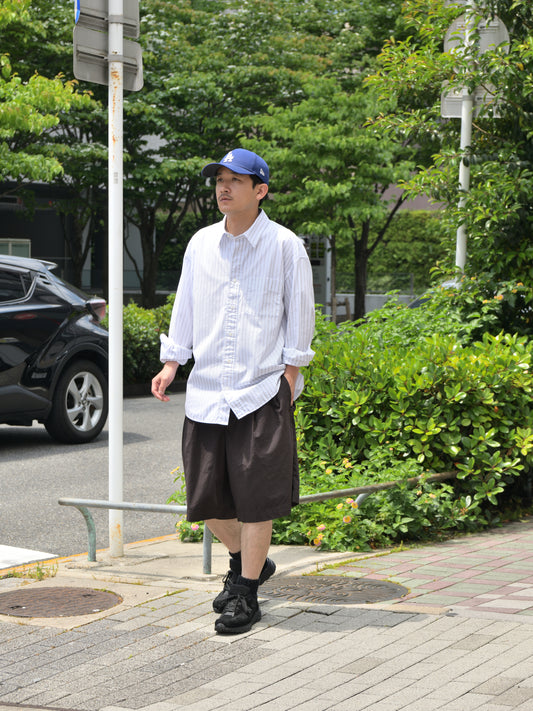 SUNFLOWER サンフラワー NEW BASE SHIRT 1308 シャツ ベーシック BLUE ストライプ ホワイト 定番 日本 名古屋 セレクトショップ THIRD PLACE サードプレイス 名古屋 愛知県 東海 セレクトショップ THIRD PLACE サードプレイス
