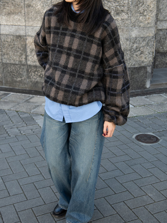 rus ルース KOKOCHI sweater BLACK TAUPE RU26AW018A ブラック トープ アルパカ メリノウール スペイン レディース 26FW 日本取り扱い 名古屋 丸の内 セレクトショップ THIRD PLACE サードプレイス