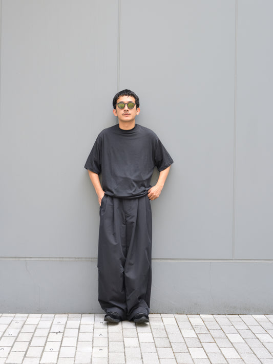 Antwort アントワート SMOOTH TAFTA DRAPE TUCK PANTS ANT-PT002 ポリエステル 通年 GRAY グレー BLACK ブラック 26AW 愛知県 名古屋 丸の内 セレクトショップ THIRD PLACE サードプレイス