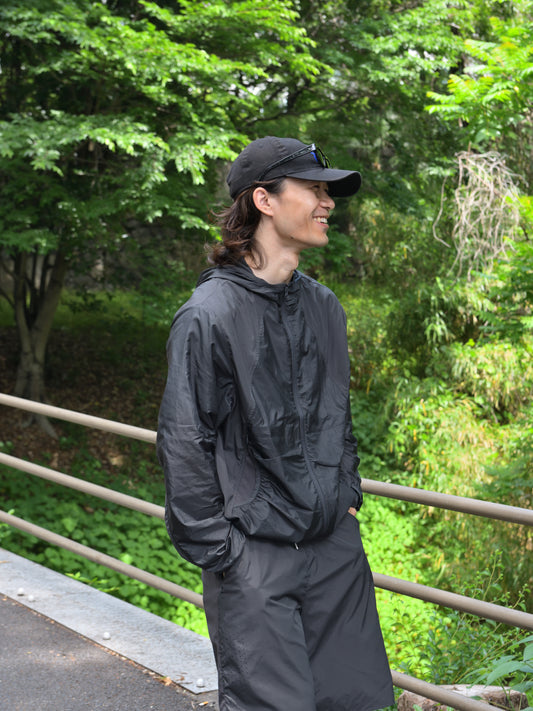 HIKING PATROL ハイキングパトロール SS26007 ORBIT LT TECHNICAL JACKET チャコール ブラック ナイロンジャケット 北欧 ノルウェー アウトドア 都会 26SS 愛知県 名古屋 丸の内 セレクトショップ THIRD PLACE サードプレイス