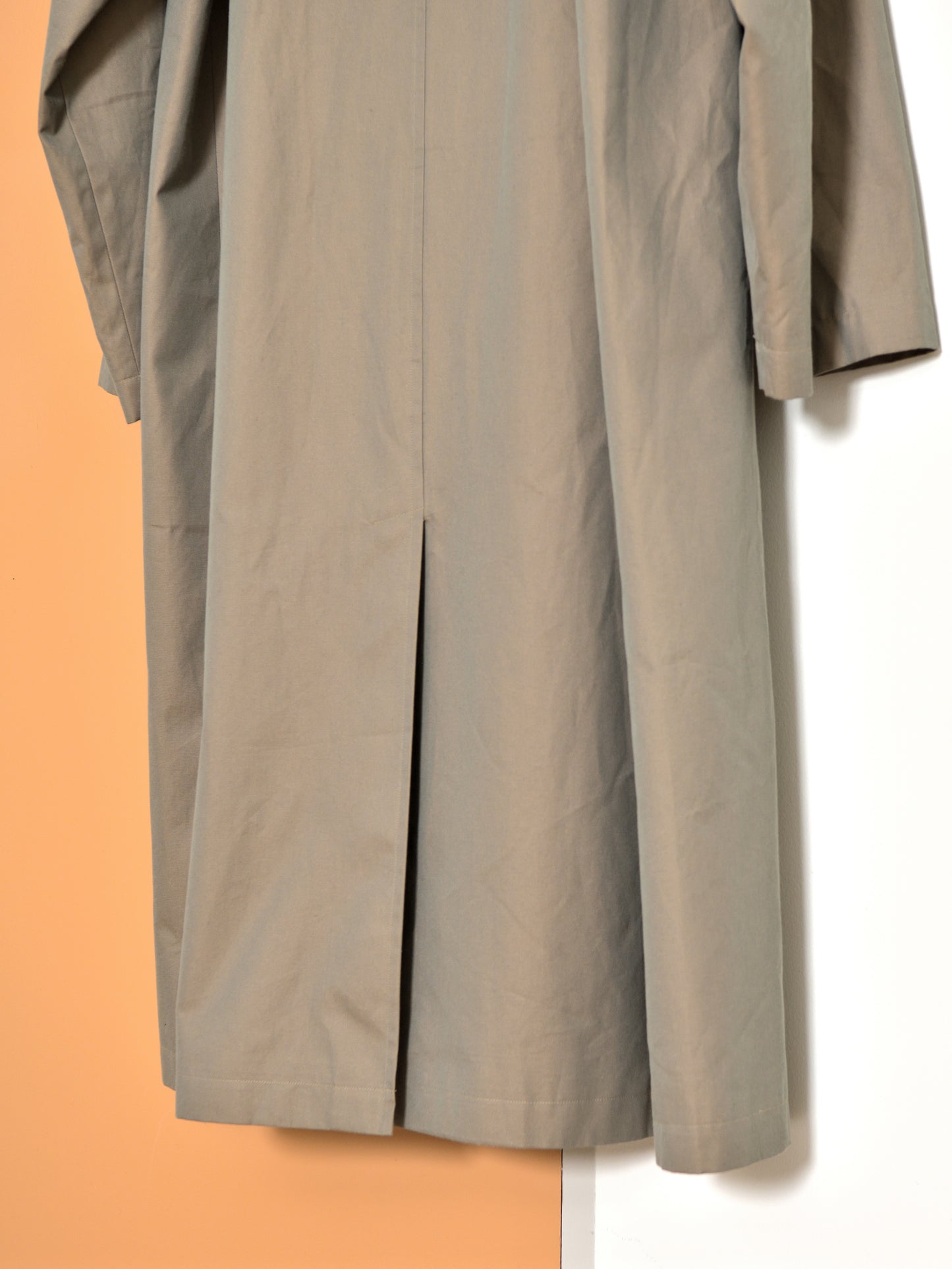 de dam foundation デダムファンデーション Cotton Gabardine Trench Coat KHAKI カーキ コート ベーシック オランダ ユニセックス 26AW 愛知県 名古屋 丸の内 セレクトショップ THIRD PLACE サードプレイス