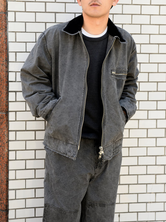 CAMIEL FORTGENS カミエルフォートヘンス WORKER JACKET CF21.10.01.02 キャンバス ダックジャケット カバーオール チャコール カーハート アメリカ オランダ 26ss 春夏 日本取り扱い 名古屋 丸の内 セレクトショップ THIRD PLACE サードプレイス