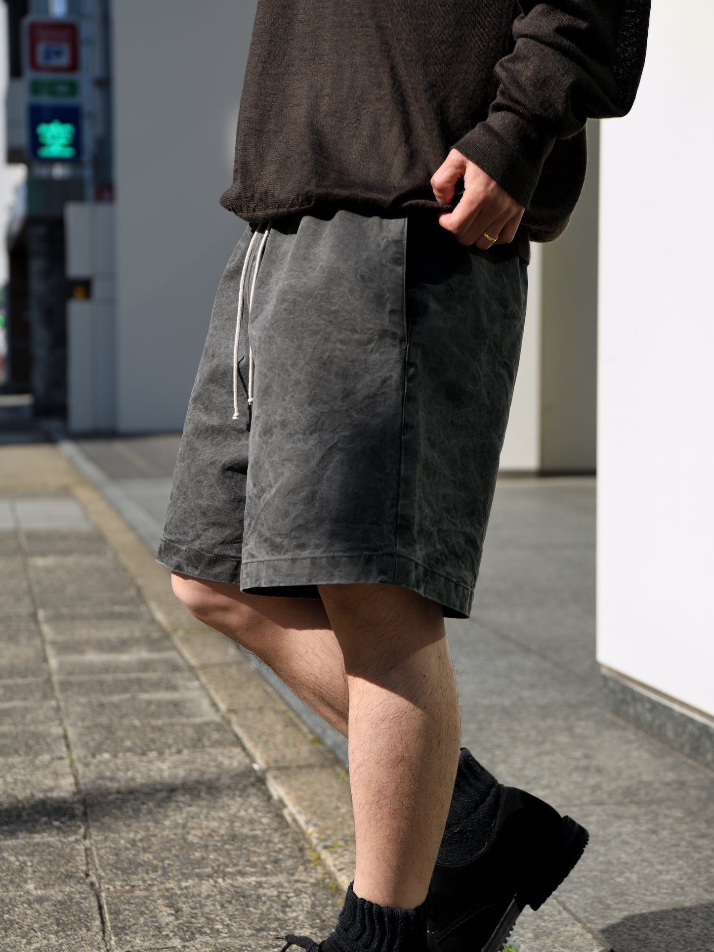 CAMIEL FORTGENS カミエルフォートヘンス KNEE SHORTS CF21.13.01.02 キャンバス ダックショーツ ベージュ カーハート アメリカ オランダ 26ss 春夏 日本取り扱い 名古屋 丸の内 セレクトショップ THIRD PLACE サードプレイス