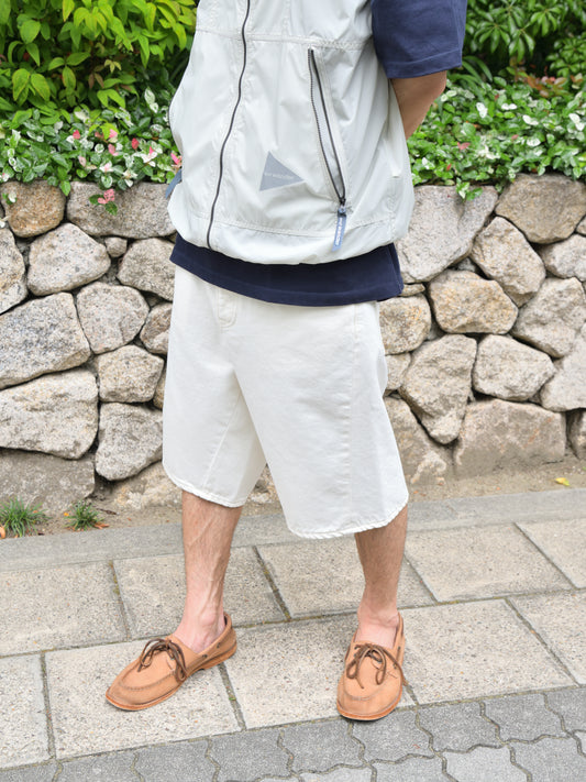 SUNFLOWER サンフラワー NEW BASE SHIRT 5156-1 WIDE TWIST SHORTS ショーツ ホワイト 定番 日本 名古屋 セレクトショップ THIRD PLACE サードプレイス 名古屋 愛知県 東海 セレクトショップ THIRD PLACE サードプレイス