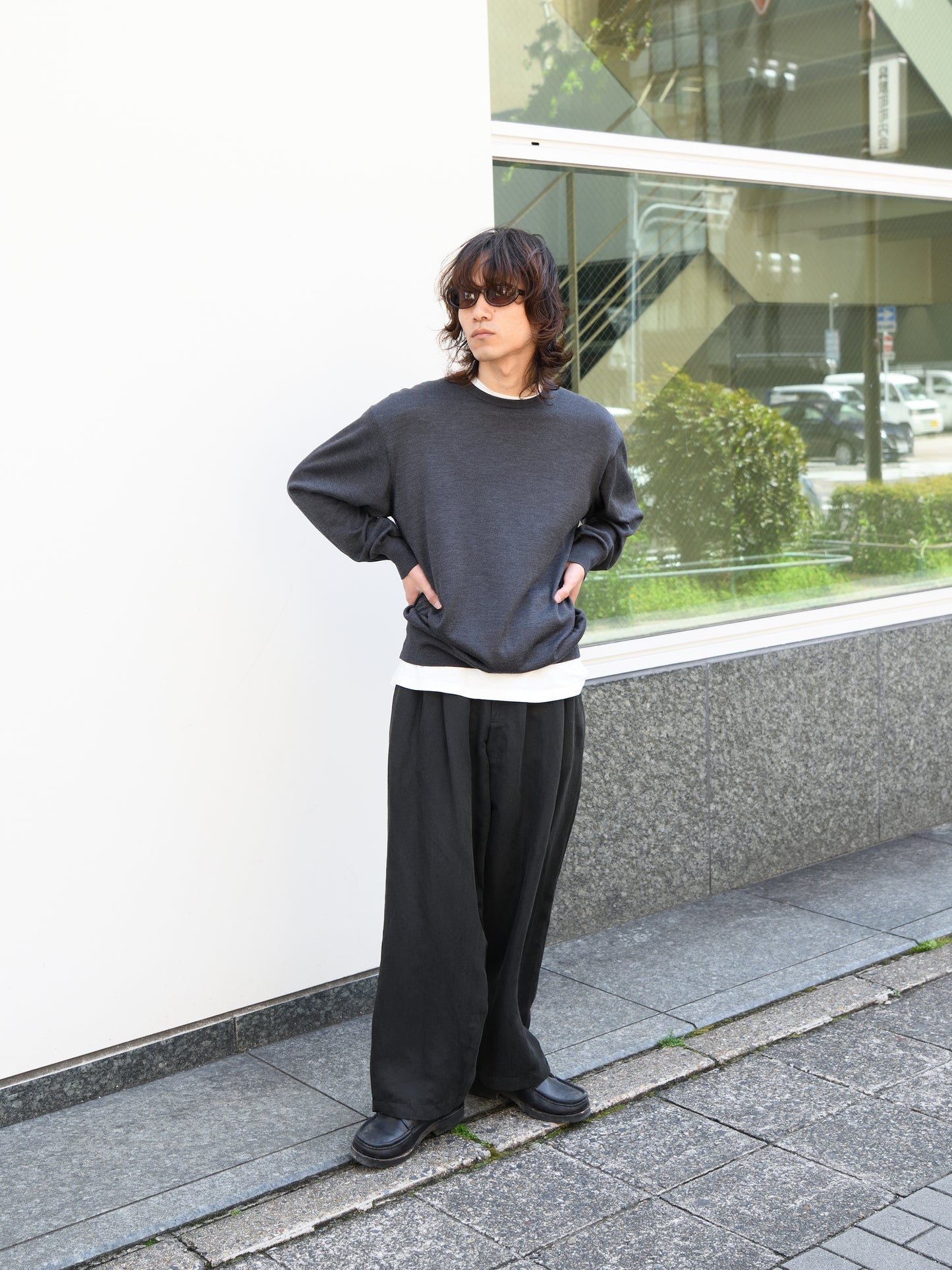 YOKE ヨーク Linen Silk Kersey 3Pleated Tapered Trousers YK26SS01209P ニット シルク リネン 26SS 日本取り扱い 名古屋 丸の内 セレクトショップ THIRD PLACE サードプレイス
