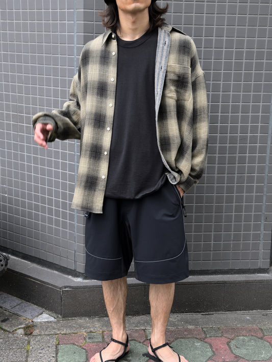 andwander trek short pants 574-6122009 ショーツ ブラック 定番 日本 名古屋 セレクトショップ THIRD PLACE サードプレイス 名古屋 愛知県 東海 セレクトショップ THIRD PLACE サードプレイス