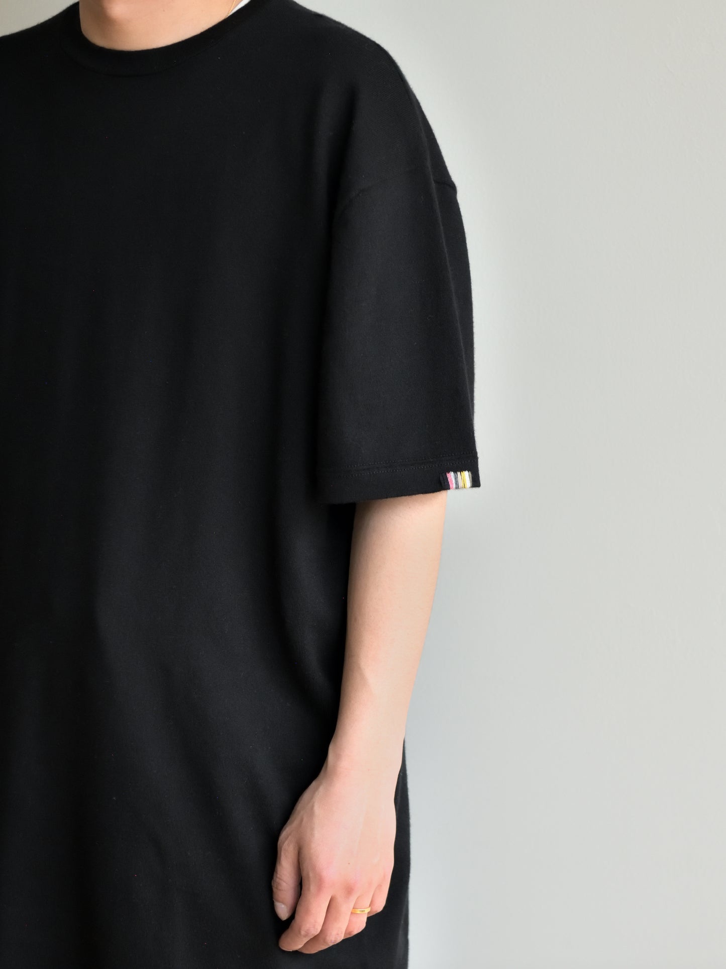 extreme cashmere エクストリームカシミヤ rik n.269 RAVEN ブラック カシミヤ コットン ユニセックス オランダ 26SS 日本取り扱い 名古屋 丸の内 セレクトショップ THIRD PLACE サードプレイス
