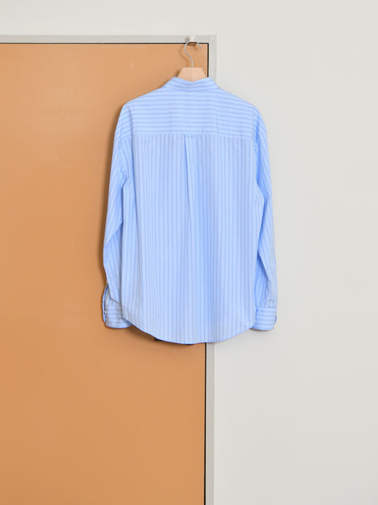 SUNFLOWER サンフラワー NEW BASE SHIRT 1308 シャツ ベーシック BLUE ストライプ ブルー 定番 日本 名古屋 セレクトショップ THIRD PLACE サードプレイス 名古屋 愛知県 東海 セレクトショップ THIRD PLACE サードプレイス