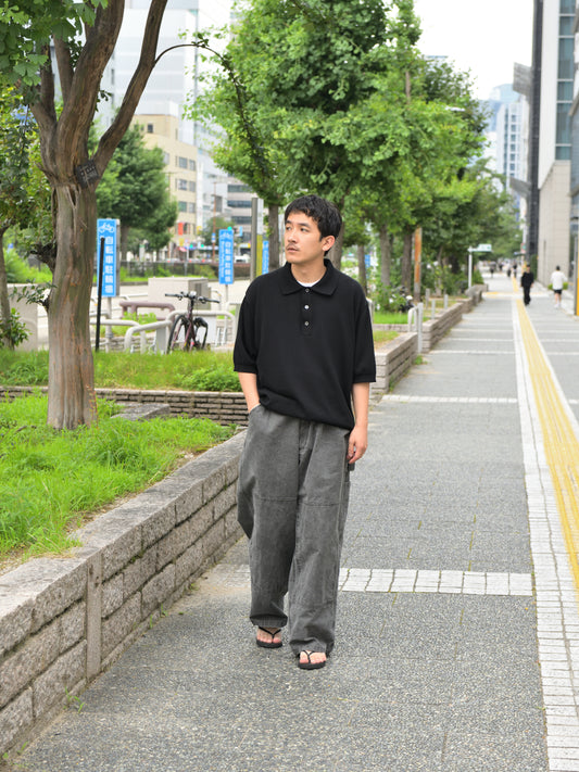 ANOTHER ASPECT アナザーアスペクト POLO SHIRT 3.0 ポロシャツ 新作 ブラック オーガニックコットン デンマーク コペンハーゲン 26ss 日本取り扱い 名古屋 丸の内 セレクトショップ THIRD PLACE サードプレイス