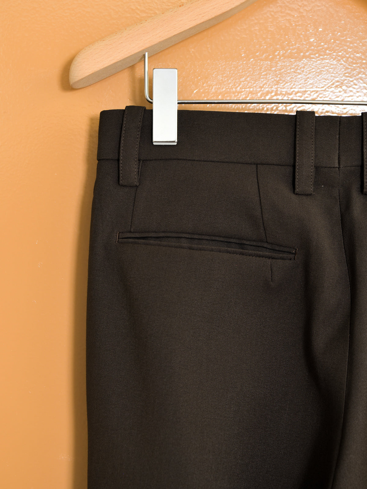 TOZAOU トザオウ Doorman Pants DARK BROWN ブラウン TOZ-26AW-PA0002 トラウザー パンツ スラックス ポリエステル イージーケア ドアマンパンツ 26AW 愛知県 名古屋 丸の内 セレクトショップ THIRD PLACE サードプレイスト