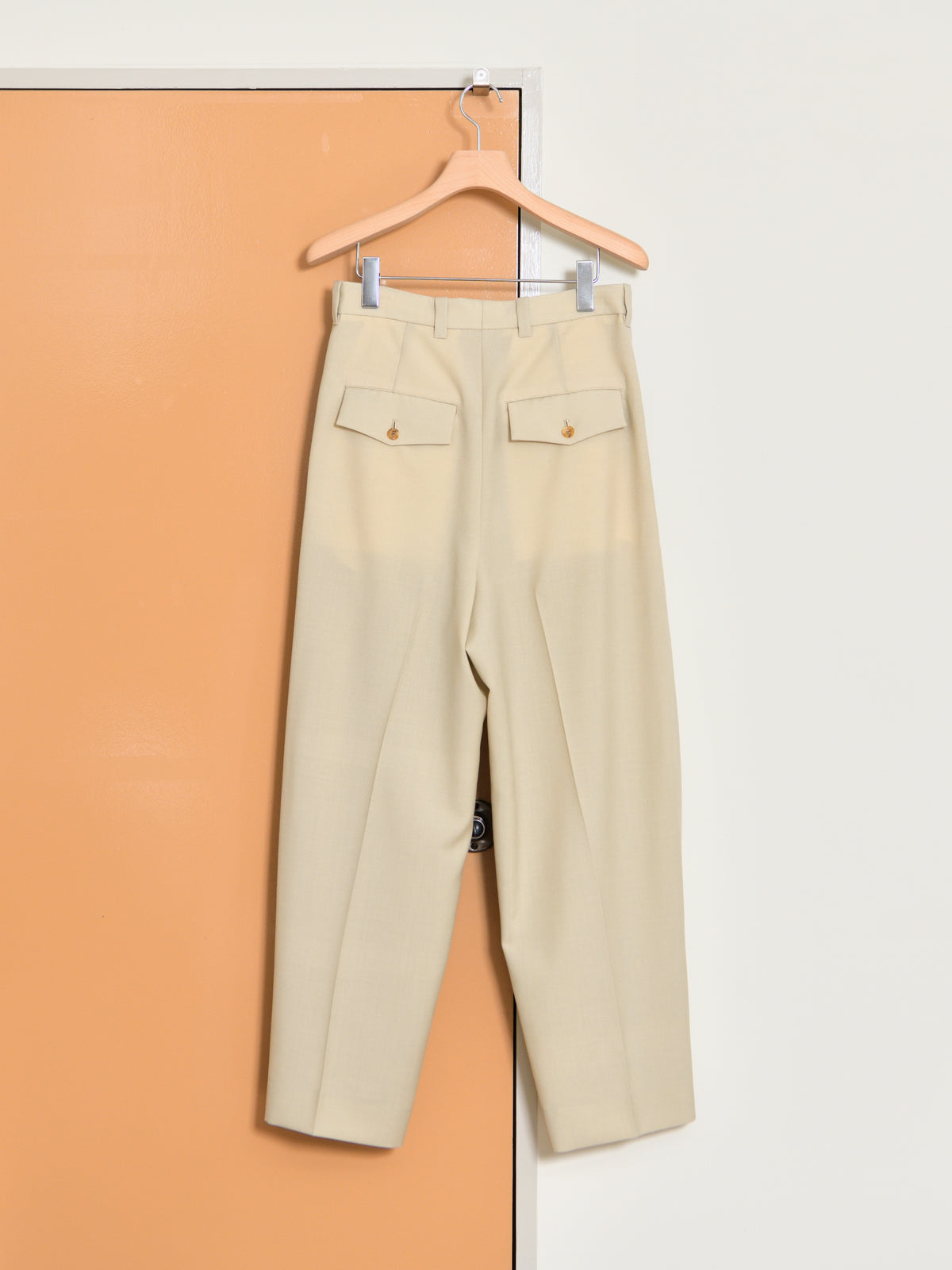 refomed リフォメッド WOOL SLEEK REPT-YN01 モヘア ウール パンツ スラックス 快適 セットアップ 夏 春 秋 ベージュ ナチュラル 愛知県 名古屋 丸の内 セレクトショップ THIRD PLACE サードプレイス