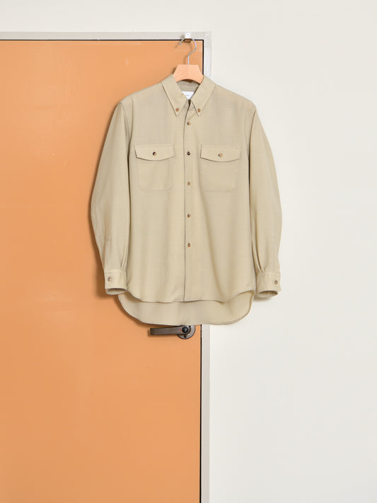 refomed リフォメッド WOOL MID RESH-YN01 モヘア ウール シャツ 長袖シャツ 快適 セットアップ 夏 春 秋 ベージュ ナチュラル 愛知県 名古屋 丸の内 セレクトショップ THIRD PLACE サードプレイス