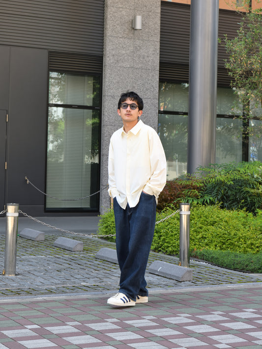 HIKING PATROL ハイキングパトロール SS26108 ALIGN BUTTON UP SHIRT オフホワイト offwhite ナイロンジャケット 北欧 ノルウェー アウトドア 都会 26SS 愛知県 名古屋 丸の内 セレクトショップ THIRD PLACE サードプレイス