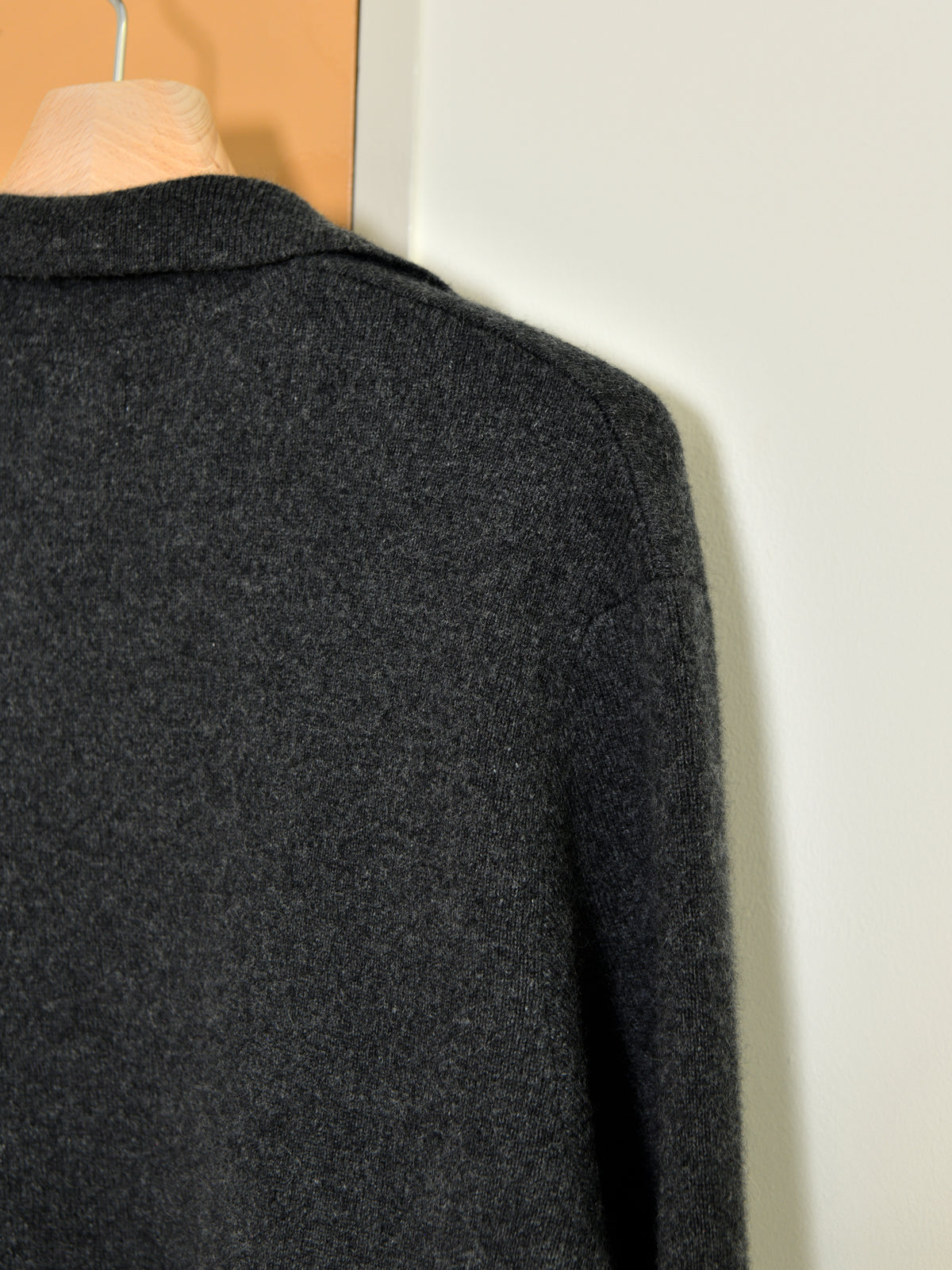 YOKE ヨーク Cashmere Knit Jakcet YK26FW01388S CHARCOAL チャコール カシミア スウェット 26FW 日本取り扱い 名古屋 丸の内 セレクトショップ THIRD PLACE サードプレイス