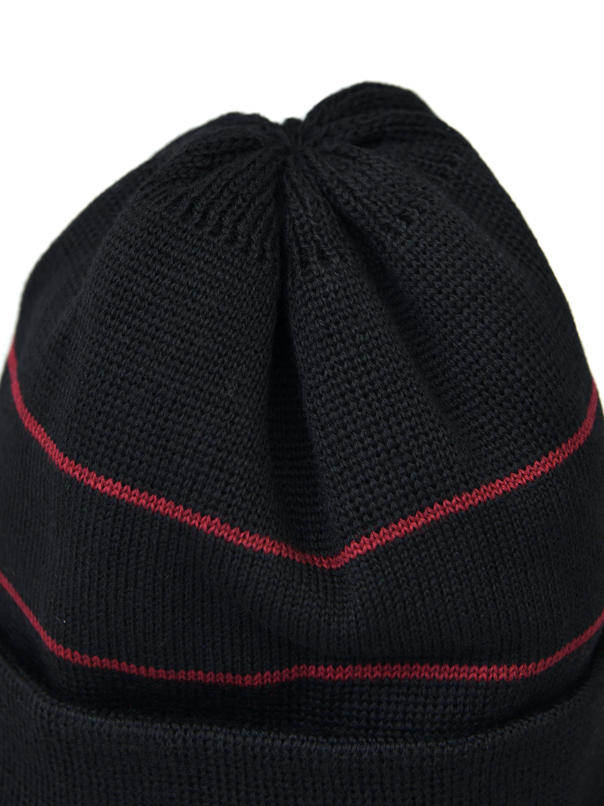 COMESANDGOES カムズアンドゴーズ 2 LINE MERINO WOOL KNIT BLACK WINE ブラック ウール ニットキャップ ニット帽 ビーニー ラインニット 26FW 日本取り扱い 名古屋 丸の内 セレクトショップ THIRD PLACE サードプレイス