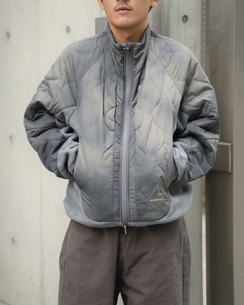 and wander×ROA ロア アンドワンダーquilting fleece jacket キルティングジャケット 名古屋 愛知県 東海 セレクトショップ THIRD PLACE サードプレイス