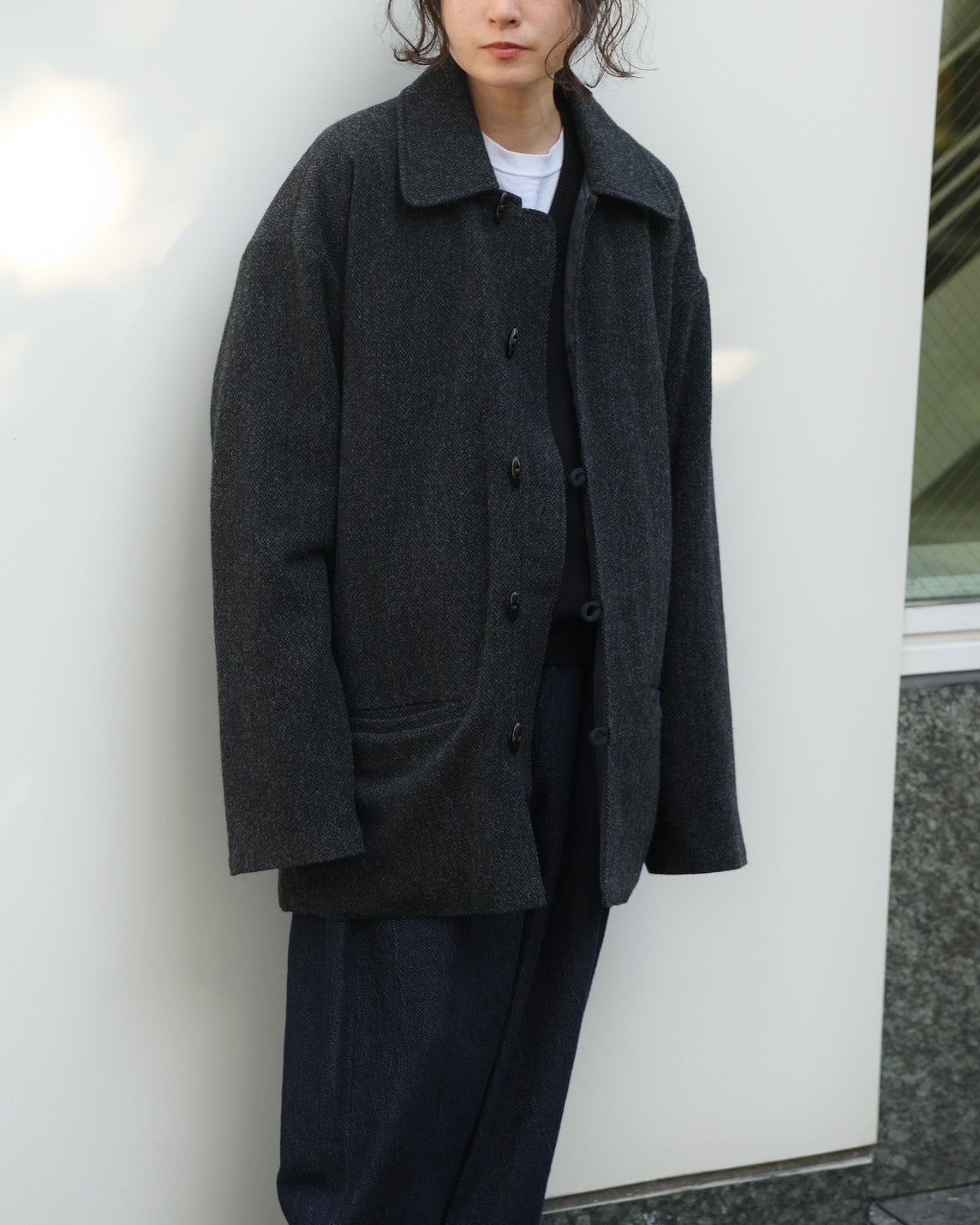 HERILL ヘリル Herringbone Duffer Jacket アウター 愛知 名古屋 セレクトショップ THIRD PLACE サードプレイス