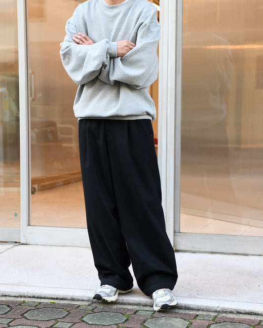 and wander アンドワンダー REWOOL tweed wide pants スラックス 愛知県 名古屋 丸の内 セレクトショップ THIRD PLACE サードプレイス