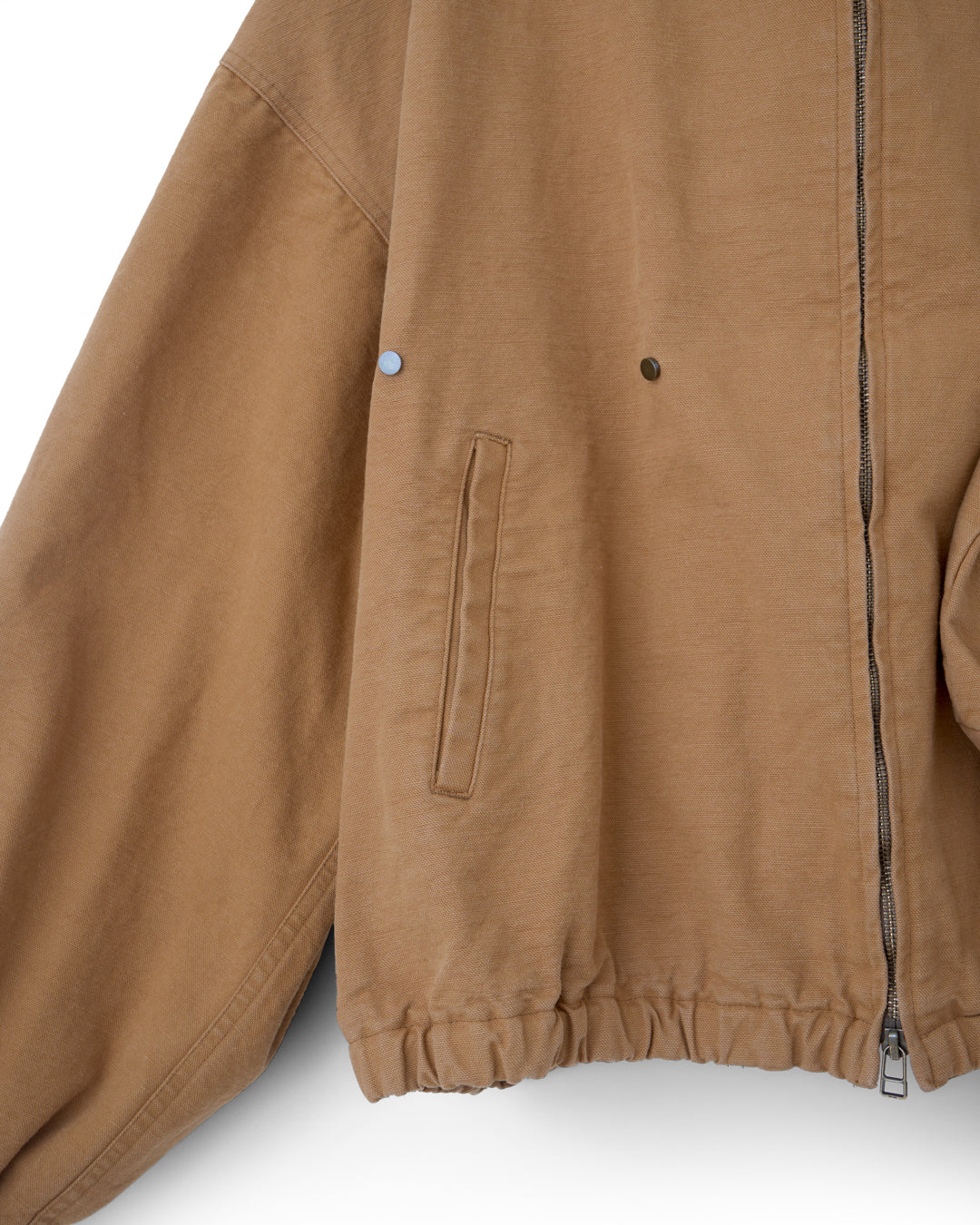 refomed "KINCHAKU DUCK HOODIE (RENGA)"