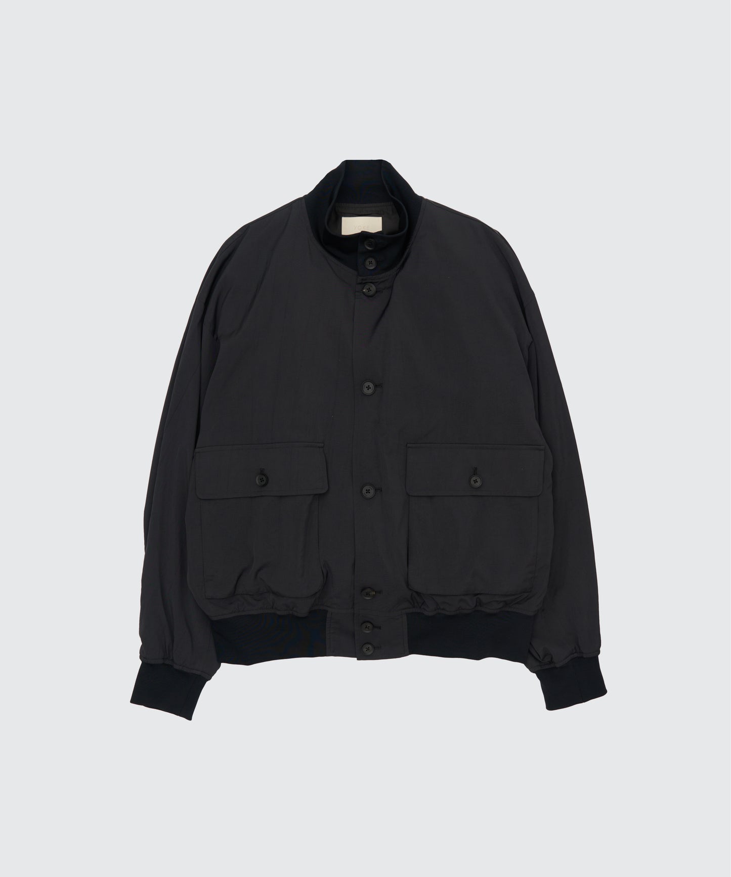 YOKE "Silk Nylon Driving Blouson (BLACK)"