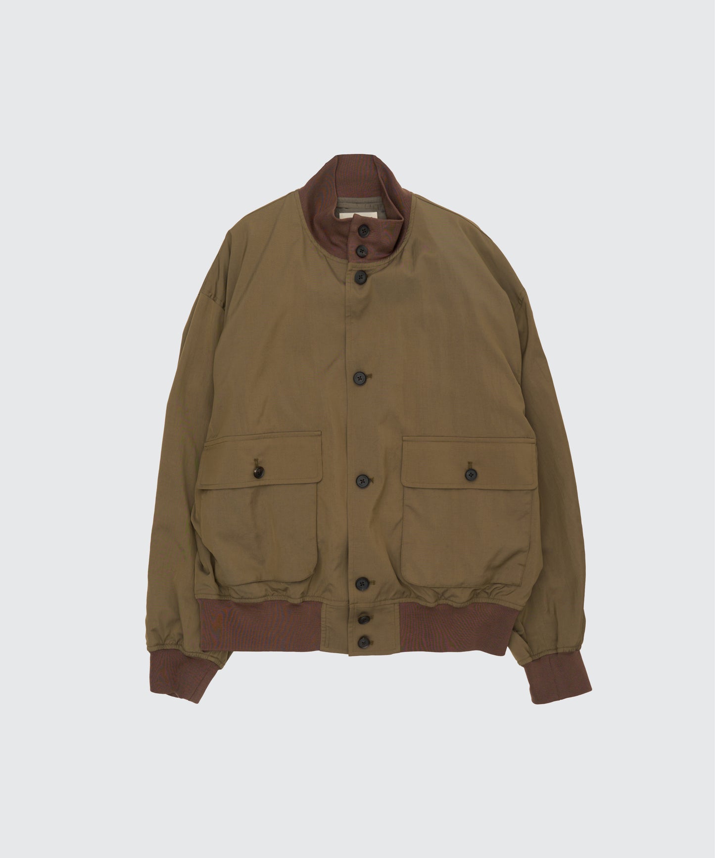 YOKE "Silk Nylon Driving Blouson (KHAKI)"