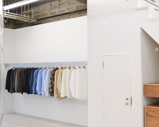 YOKE CAMIEL FORTGENS ANOTHER ASPECT refomed COLBO ISSUETHINGS SUNFLOWER サンフラワー NEW BASE SHIRT 1309 シャツ ベーシック 定番 日本 名古屋 ストライプ セレクトショップ THIRD PLACE サードプレイス 名古屋 愛知県 東海 セレクトショップ THIRD PLACE サードプレイス