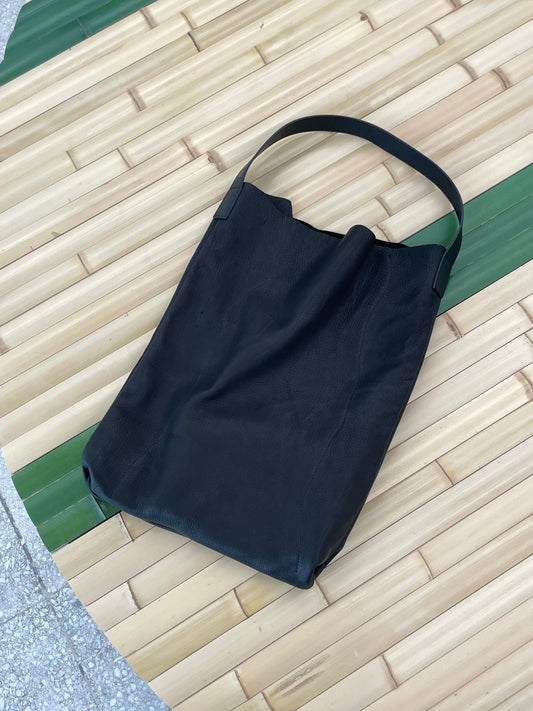 HAAL ハール PRIMITIVE ONE SHOULDER BAG-DEER- レザーバッグ 日本 職人 鹿革 夏 春 秋 ブラック  愛知県 名古屋 丸の内 セレクトショップ THIRD PLACE サードプレイス