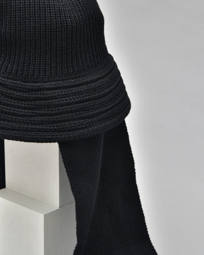 COMESANDGOES カムズアンドゴーズ　WOOL KNIT BALLON HAT(マフラー付き)　 帽子 通販 愛知県 名古屋 丸の内 セレクトショップ THIRD PLACE サードプレイス