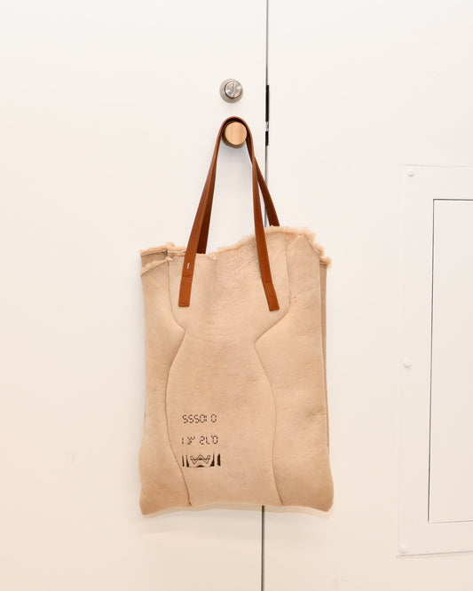 HAAL "PRIMITIVE TOTE BAG(NATURAL)"