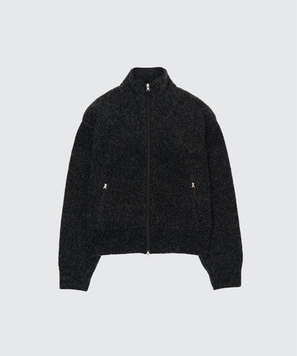 YOKE "Boucle Knit Zip Jacket(3color)"