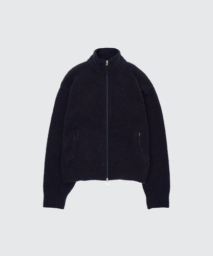 YOKE "Boucle Knit Zip Jacket(3color)"