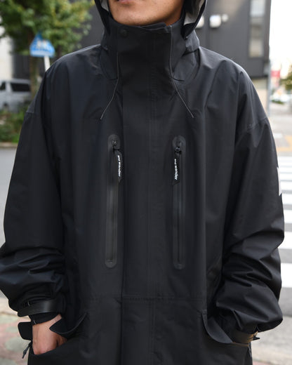 and wander "rain proof coat (BLACK)"