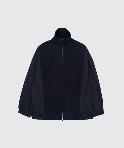 YOKE "Connected Rib Knit Trucker Jacket"