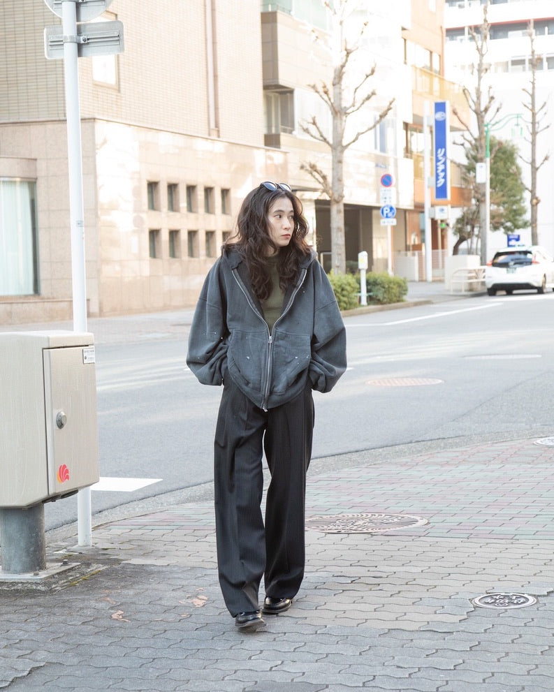 refomed リフォメッド FRESH MAN ZIPUP HOODIE RECU-055 コットン ジップフーディー  快適 チャコール 春秋  愛知県 名古屋 丸の内 セレクトショップ THIRD PLACE サードプレイス